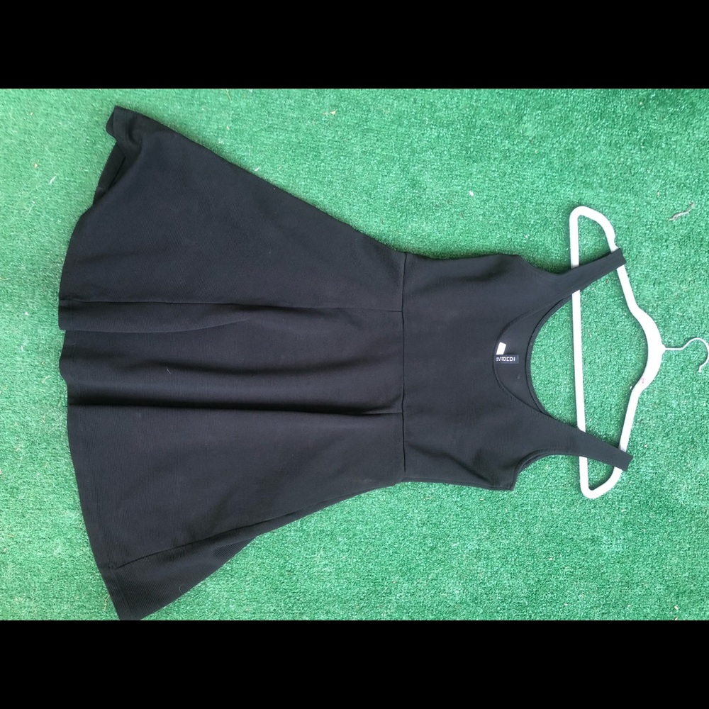 Black mini dress